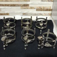 قاشق سینی جای استکان قدمت ۱۳۰سال آمریکا یی|ظروف سرو و پذیرایی|تهران, شهرک شریفی|دیوار