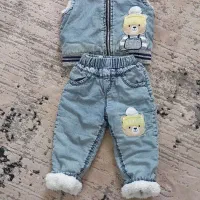 پافر و شلوار تو خز بچگانه نو
