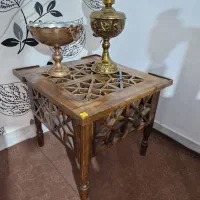 مبلمان سنتی ۷ نفره چوب روس|مبلمان خانگی و میز عسلی|کرمانشاه, |دیوار