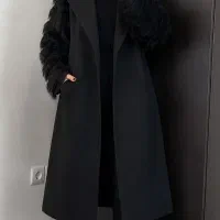 مانتو شانتون مشکی مجلسی خاص و تن خور عالی