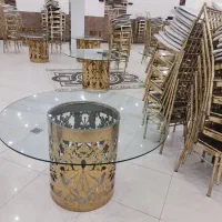 صندلی شیواری آبکاری طلایی|عمده‌فروشی|تهران, جوادیه تهرانپارس|دیوار