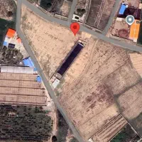 زمین بر جاده در ینگی کند