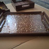 سینی چوبی اصل با کیفیت|ظروف سرو و پذیرایی|یاسوج, |دیوار