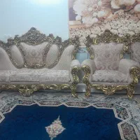 مبل سلطنتی همراه میز کار تهران|مبلمان خانگی و میز عسلی|تربت‌حیدریه, رضاشهر|دیوار