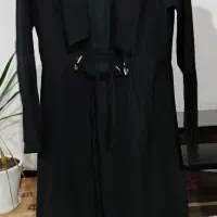 مانتو مشکی بلند نو