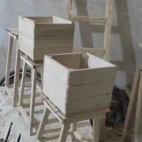 نردبان و پایه گل وسه پایه تاشو|ابزارآلات|سبزوار, شرق کال عیدگاه|دیوار