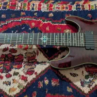 گیتار الکتریک ۷سیم کُره Schecter Damien (با 2بریج)