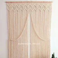 بافت انواع محصولات مکرومه بافی|صنایع دستی و سایر لوازم تزئینی|گنبد کاووس, |دیوار