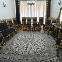 مبلمان استیل 7نفره با نهارخوری 6نفره چوب کار دست|مبلمان خانگی و میز عسلی|تهران, شادمان|دیوار