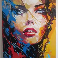 تابلوی رنگ روغن روی بوم کنوس