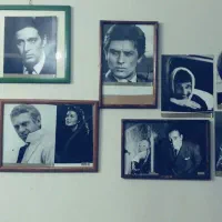 عکس،قدیمی،هنرپیشها،وپرده مهری،چوبی|کلکسیون اشیاء عتیقه|شیراز, ترمینال باربری|دیوار
