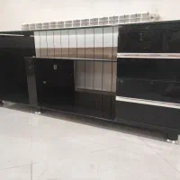 میز تلویزیون LED شیشه سیکوریت خارجی