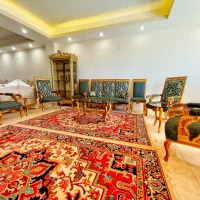 مبلمان سلطنتی ۹ نفره طرح کتیبه با ناهارخوری و بوفه