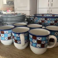 سرویس ۱۲نفره مروارید میبد|ظروف سرو و پذیرایی|گرمدره, |دیوار