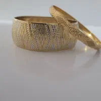 النگو و تکپوش طلا سایز ۲ + دو درصد