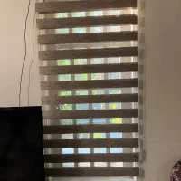 پرده زبرا رنگ قهوه ای برندش ترکیه