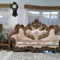 مبل استیل ۹ نفره|مبلمان خانگی و میز عسلی|نشتارود, |دیوار