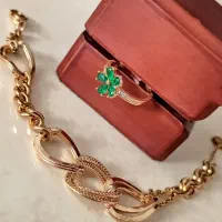 دستبند استیل سه رنگ
