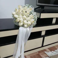 باسلام دسته گل عروس نو فقط دو ساعت دستم بوده|گل مصنوعی|محمدشهر, کوی بهار|دیوار