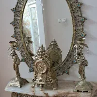 اینه شمعدان برنز اصل