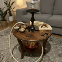 جا قلیانی چوبی ،کار دست