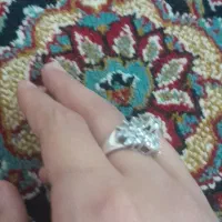 انگشتر نقره خوش دست|جواهرات|الیگودرز, |دیوار