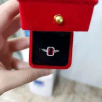 انگشتر نگین رنگی نقره اصلی|بدلیجات|کرمانشاه, |دیوار