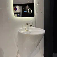 روشویی چینی کرد مدل فلوریا|لوازم سرویس بهداشتی|آران و بیدگل, |دیوار