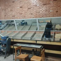 قفسه و آینه میوه فروشی مدرن مدل ترکیه