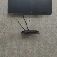 شلف زیر تلویزیون 90*30*5مشکی mdf و شیشه ای یک طبقه|کتابخانه، شلف، قفسه‌های دیواری|شیراز, شهرک والفجر|دیوار