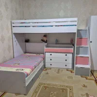 فروش تخت دو طبقه شیک|تخت و سرویس خواب|دهدشت, |دیوار