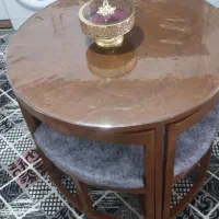 میز ناهار خوردی کم جا 4نفره