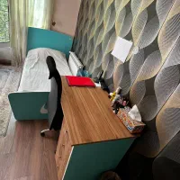 تخت خواب نوجوان و خوشخواب و میز تحریر|تخت و سرویس خواب|تهران, قلهک|دیوار