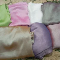 فروش پارچه حریر شیشه‌ایی حراج کردم