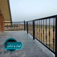 نرده راه‌پله و حفاظ روی دیوار|خدمات پیشه و مهارت|نجف‌آباد, گلدشت|دیوار