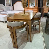 میز و صندلی ناهار خوری 4 نفره مدل اچ