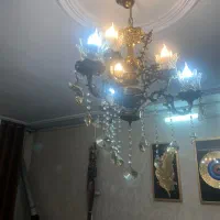 لوستر برنز سه شاخه و ۶شعله