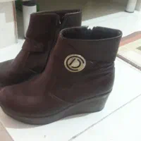 کفش نیم پوتین چرم