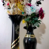 فروش دو گلدان با گل