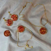 سرویس ۴ تیکه گردن آویز