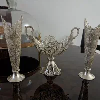 کشکول ملیله کاری نقره