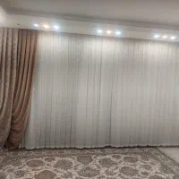 پرده همراه دکور پذیرایی