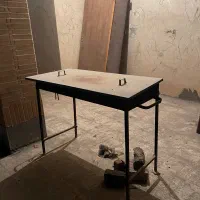 منقل اهنی بزرگ درب دار