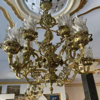 لوستر تمام برنز|لوستر و چراغ آویز|ارومیه, |دیوار