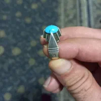 انگشتر نقره دست ساز فیروزه (سنگ زنده)بامهر|جواهرات|پاکدشت, پاکدشت (مامازند)|دیوار