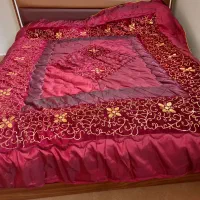 روتختی ۲ نفره مخمل و ساتن ۶ تکه