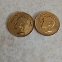 ۶عددسکه۲۰ریالی پهلوی طلائی|کلکسیون سکه، تمبر، اسکناس|کرج, شهرک بنفشه|دیوار