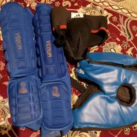 لباس کونگ فو ساق پا .کلاه.بیضه بند.نونو