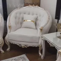 مبل راحتی استیل کلاسیک زمردنگینی کد۹۰۹۰