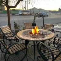 میز آتشدان دایره 100 / صندلی باغی آرسس|بخاری، هیتر، شومینه|تهران, چیتگر جنوبی|دیوار